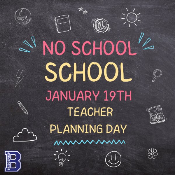 No School Teacher Planning Day